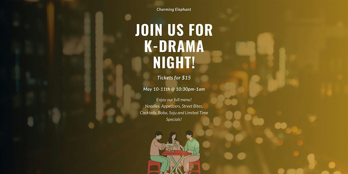 K-Drama Night at Charming Elephant