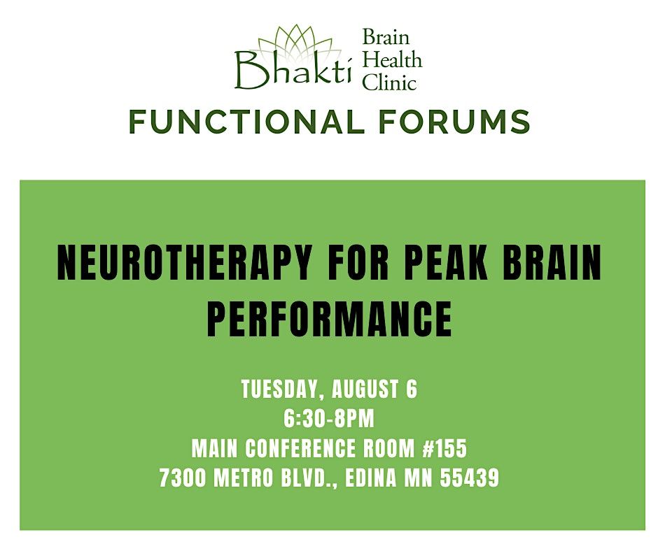 Neurotherapy for Peak Brain Performance