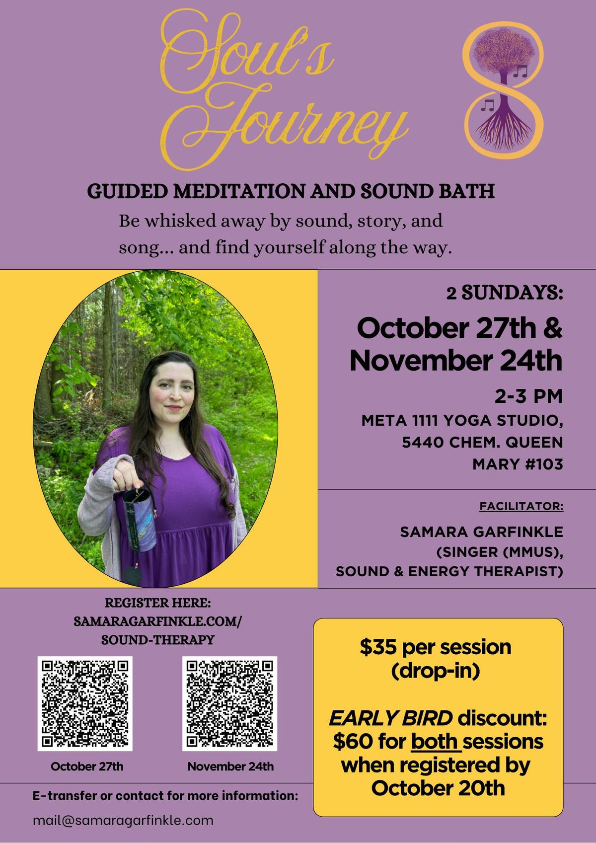 "Soul's Journey" Sound Bath and Guided Meditation