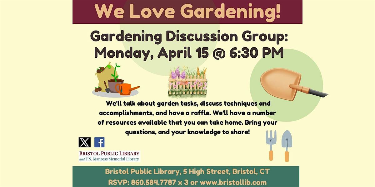 Gardening Discussion Group