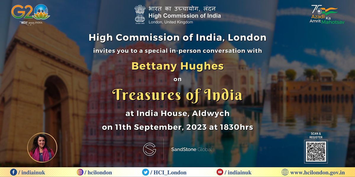 Treasures of India - A Conversation with Ms. Bettany Hughes