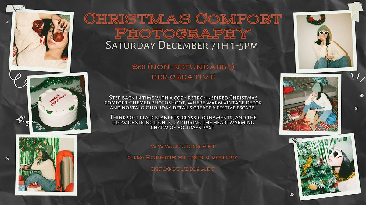 Christmas Comfort Photoshoot Event