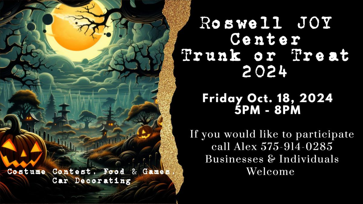 Roswell JOY Centers, Trunk or Treat 2024