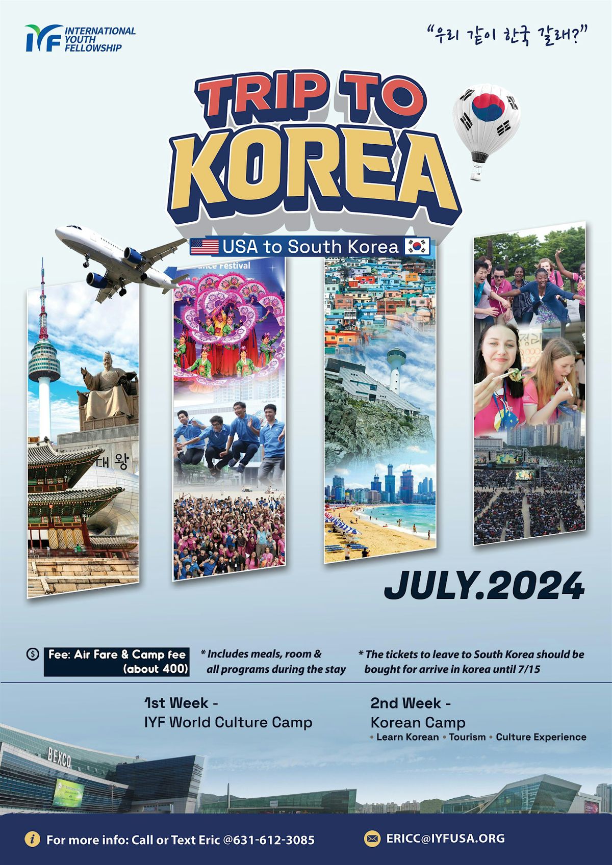 Project: TRIP TO KOREA(July, 2024)