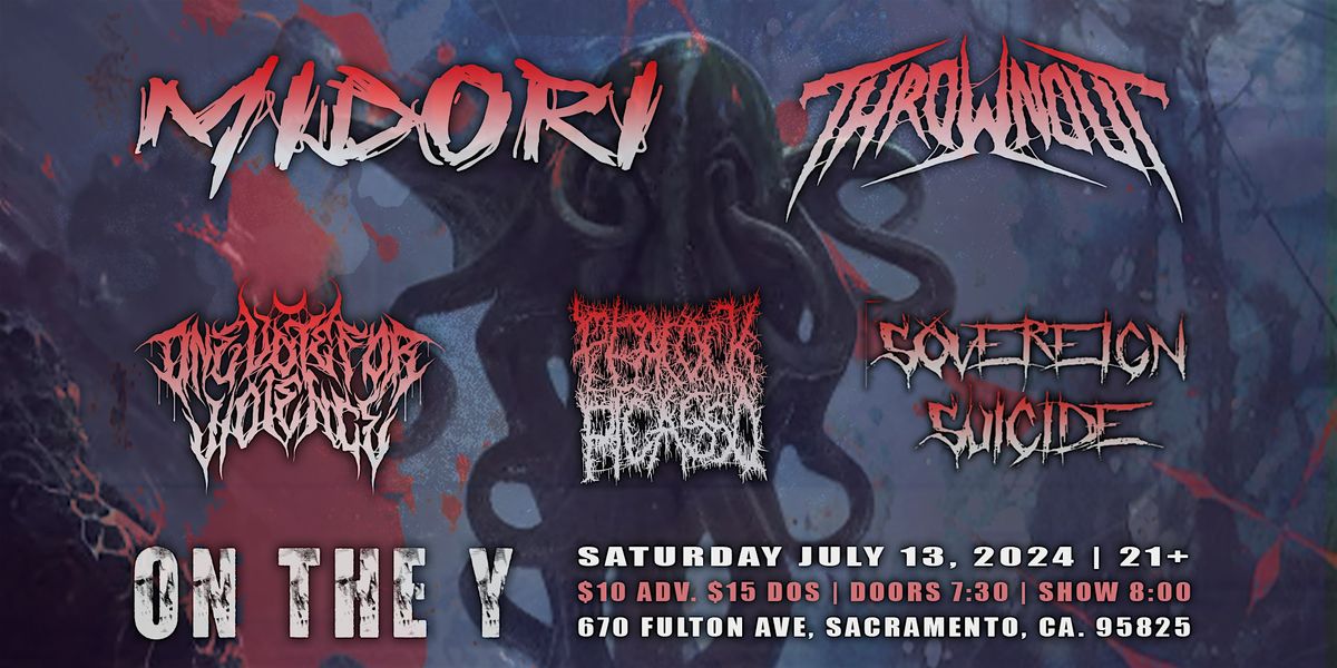 Bringing The Violence to On The Y in Sacramento - Hardcore & Deathcore