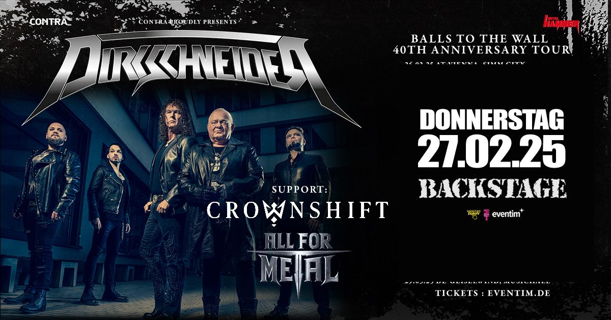 DIRKSCHNEIDER | BALLS TO TH WALL - 40th ANNIVERSARY TOUR | BACKSTAGE M\u00dcNCHEN 2025