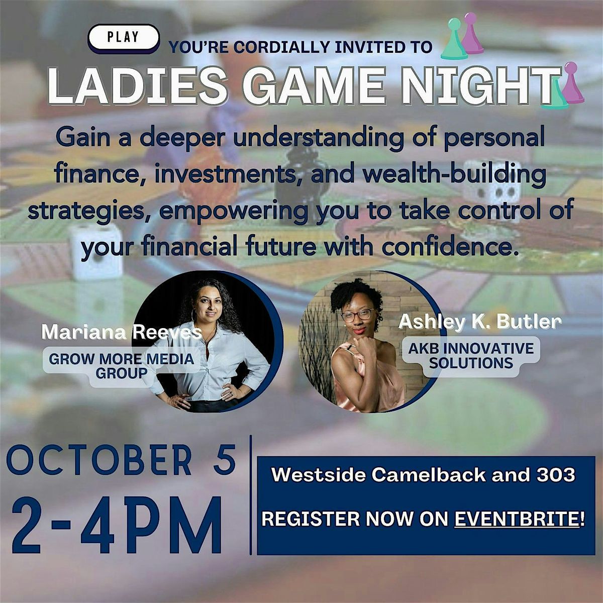 Ladies Cashflow Game Night