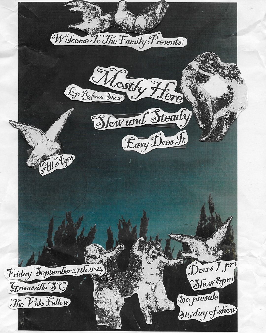 Mostly Here EP Release Show feat. Slow and Steady & Easy Does It