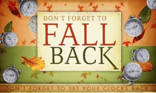 Daylight Savings  - Fall Back 