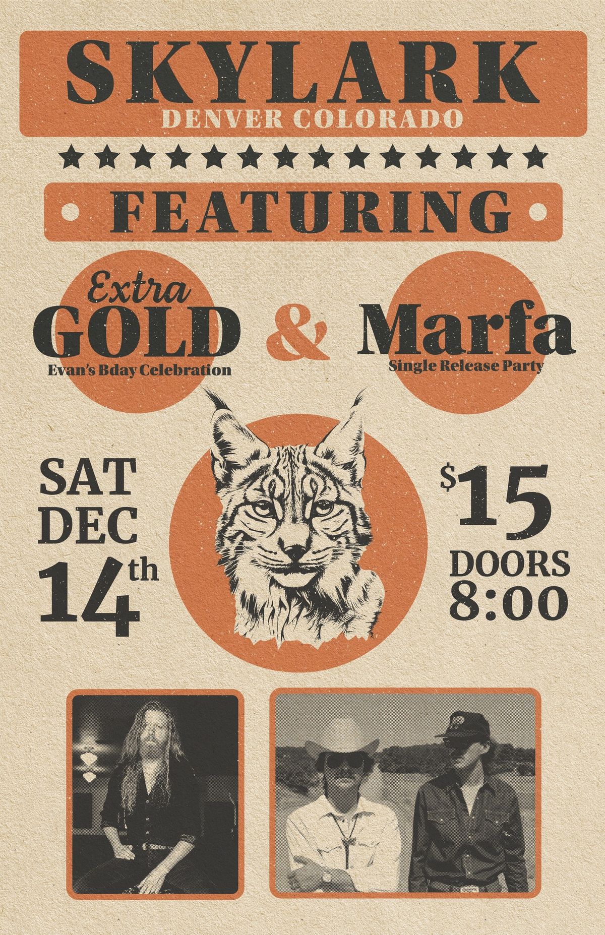 Extra Gold w\/ Marfa at Skylark Lounge