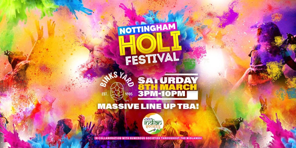 Nottingham Holi Festival 2025 | OVER 200 TICKETS SOLD !!!