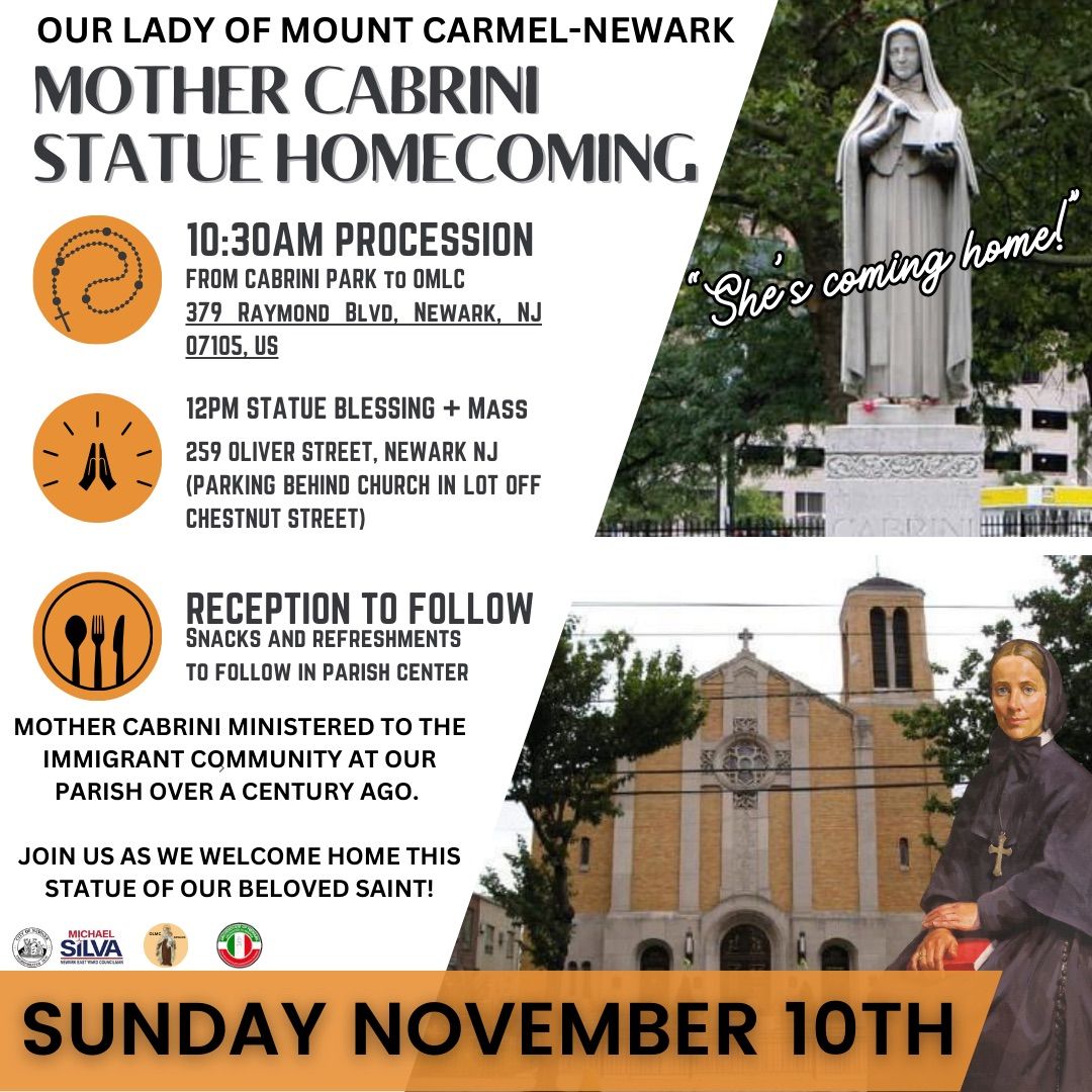 Mother Cabrini Statue Homecoming