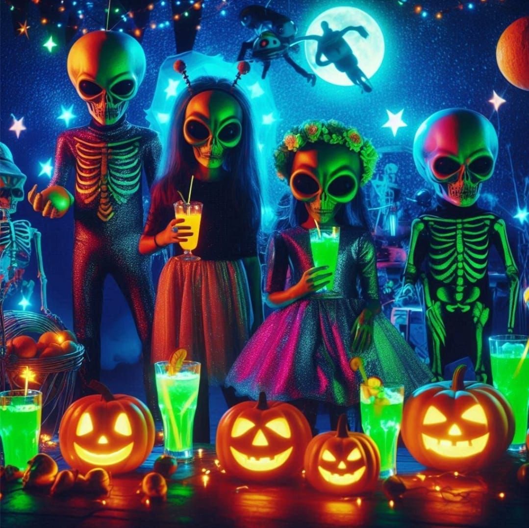 Halloween Glow Party