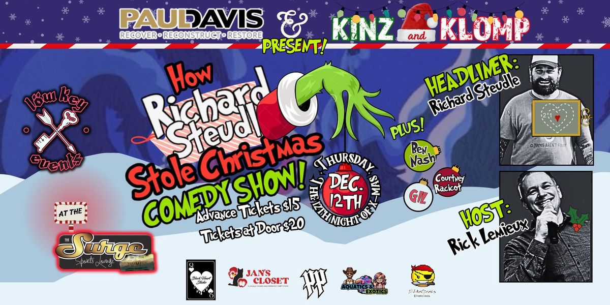 How Richard Steudle Stole Christmas \u2013 Comedy Show