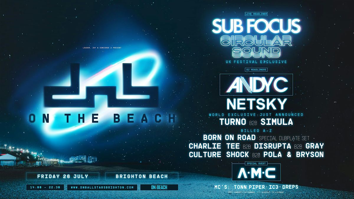 On The Beach 2024 - DnB Allstars w\/ Sub Focus, Andy C, Netsky