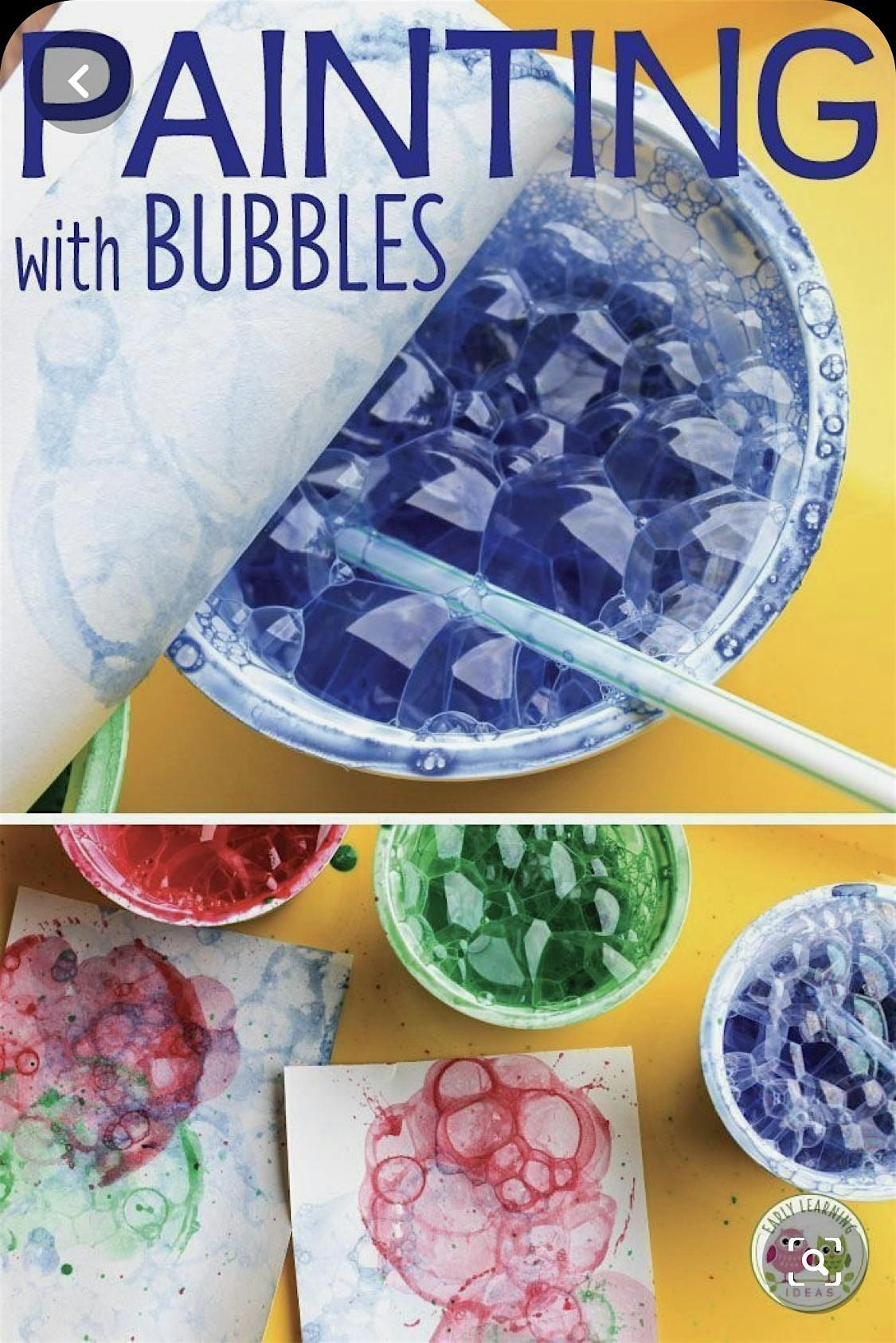 \u201cMy Mini & Me\u201d Tasty  Bubble Paint Workshop!