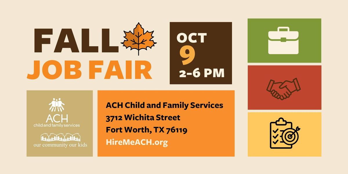 ACH Fall Job Fair