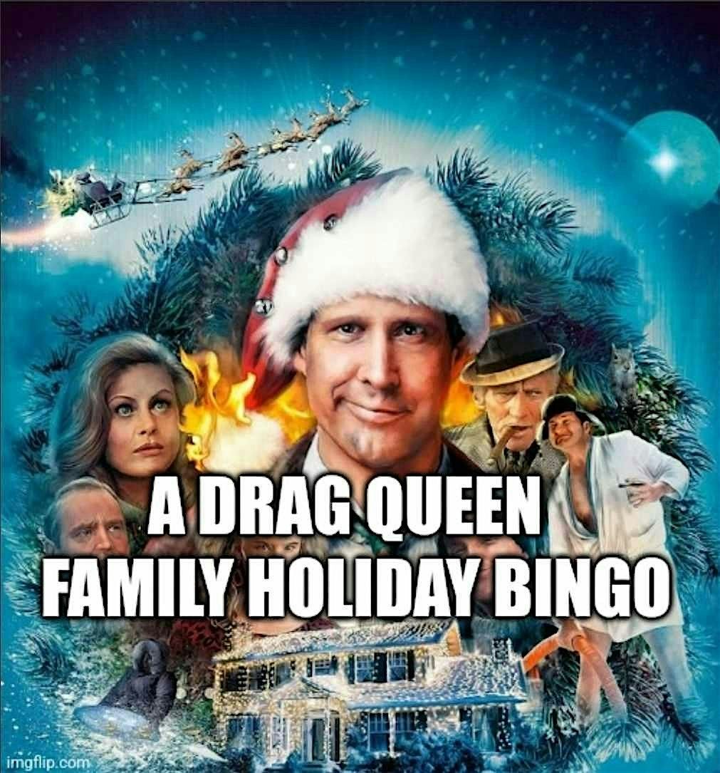 A Drag Queen Family Holiday Bingo