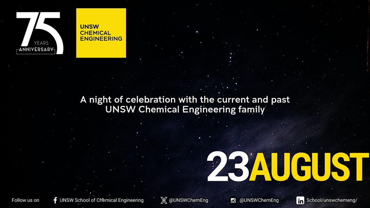 75 years of UNSW Chemical Engineering