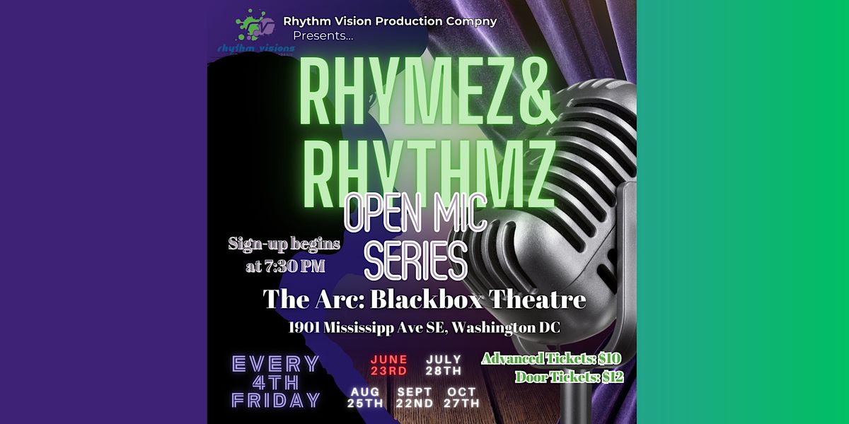 Rhymez & Rhythmz Open Mic Series