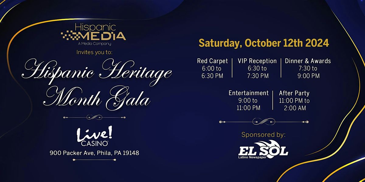 Don't miss this exclusive event Hispanic Heritage Month Gala 2024