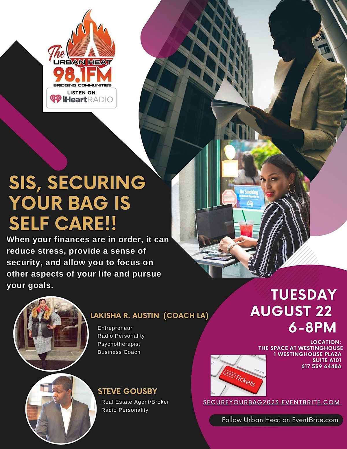 Coach LA presents Securing Your Bag is Self Care featuring Steve Gousby