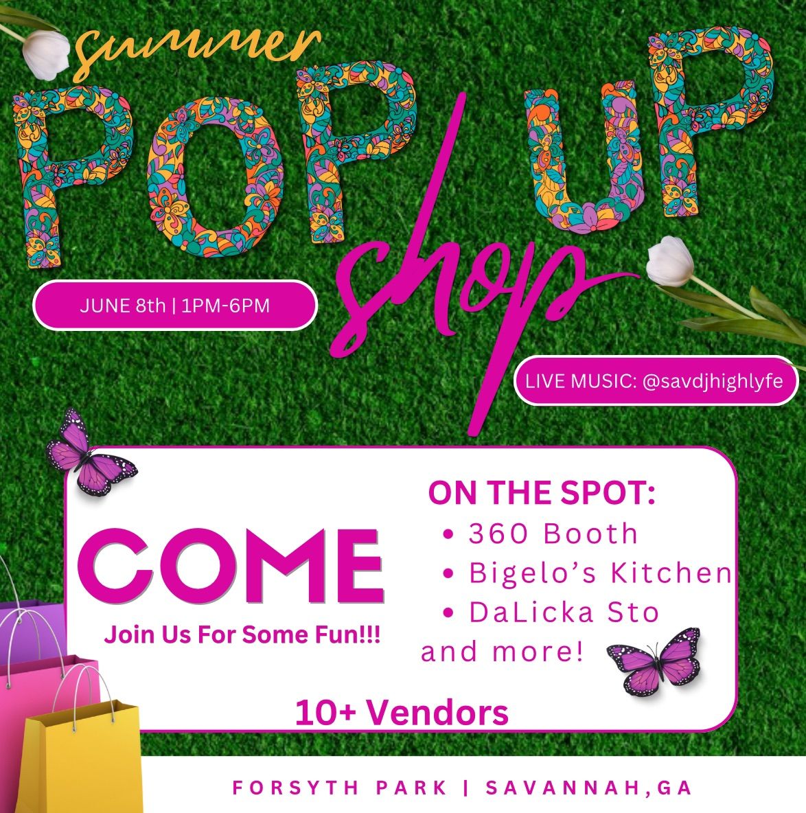 Summer Pop Up Shop \ud83e\udd8b