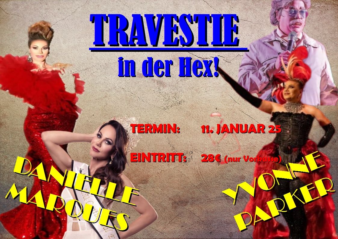 YVONNE PARKER & DANIELLE MARQUES - TRAVESTIE in der HEX!