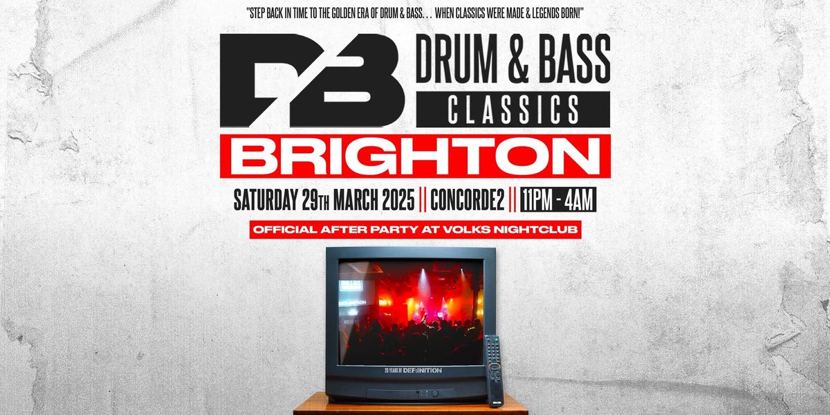 D&B Classics Brighton \u2022 Dillinja \u2022 Mampi Swift \u2022 Grooverider