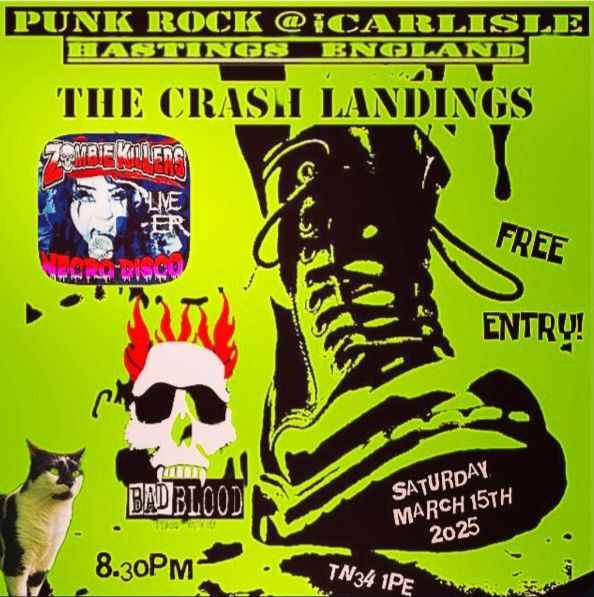 THE CRASH LANDINGS - ZOMBIE KILLERS - BAD BLOOD