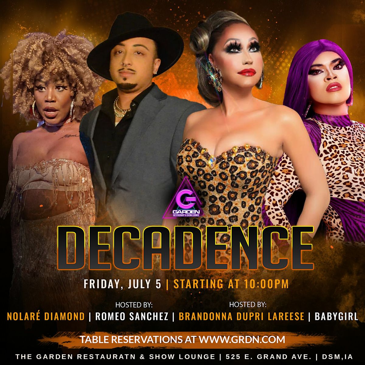 Fri July 5 Table Reservation - 10pm