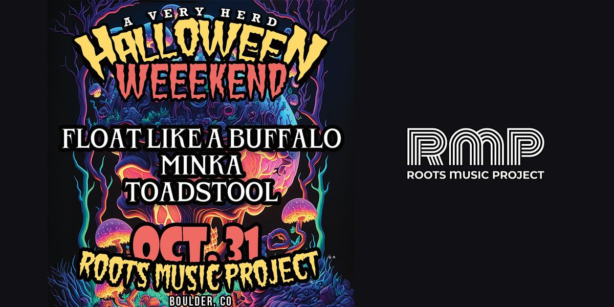 Float Like a Buffalo + Minka + Toadstool Halloween Party!