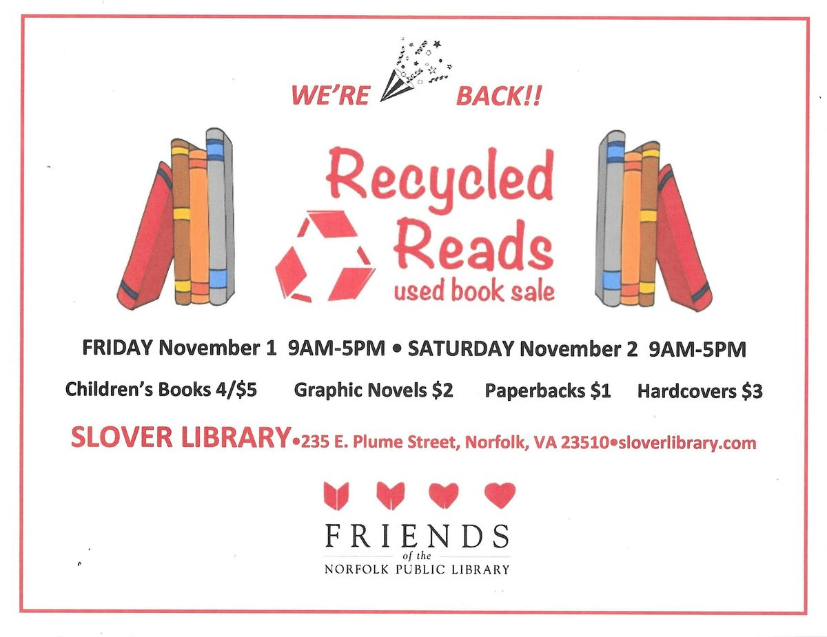 Recycled Reads Used Book Sale