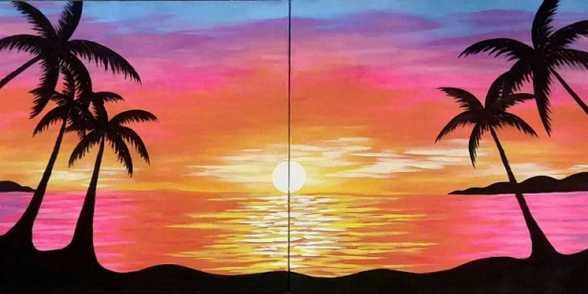 Sunset in Paradise (Date Night) - Paint and Sip by Classpop!\u2122