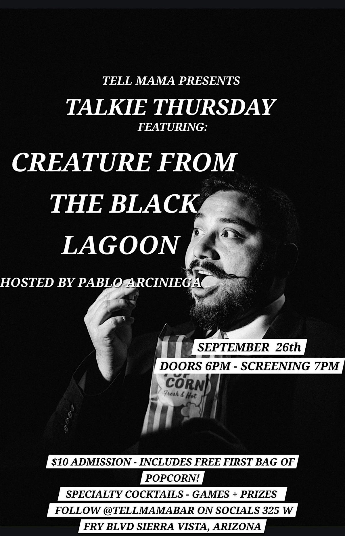 Tell Mama Presents Talkie Thursday, CREATURE FROM THE BLACK LAGOON