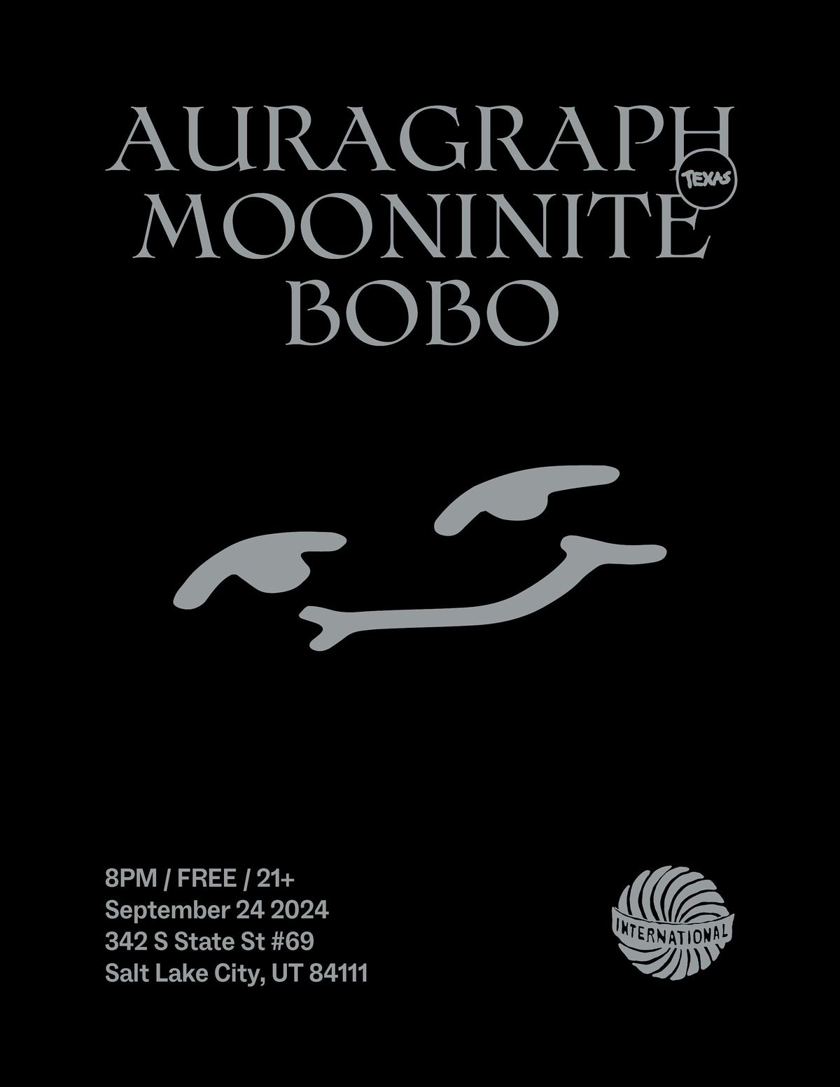 Electronic Showcase featuring Auragraph (TX), Mooninite & Bobo