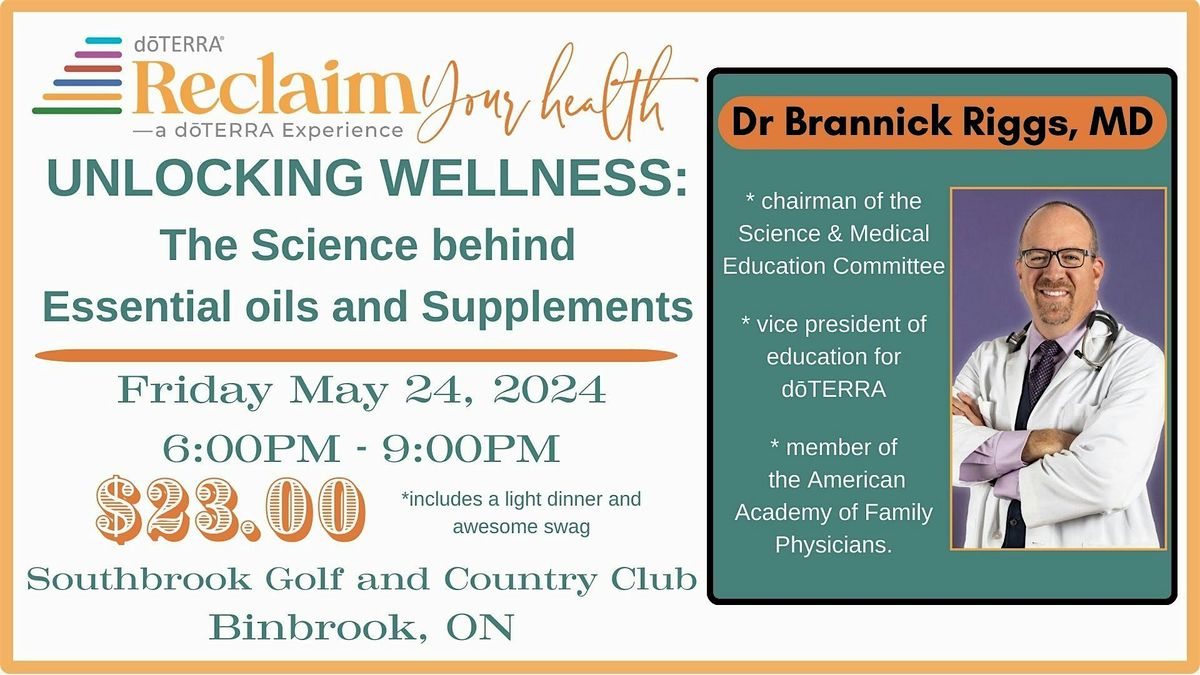 Hamilton Event -Unlocking Wellness - The Science Behind doTERRA's Products