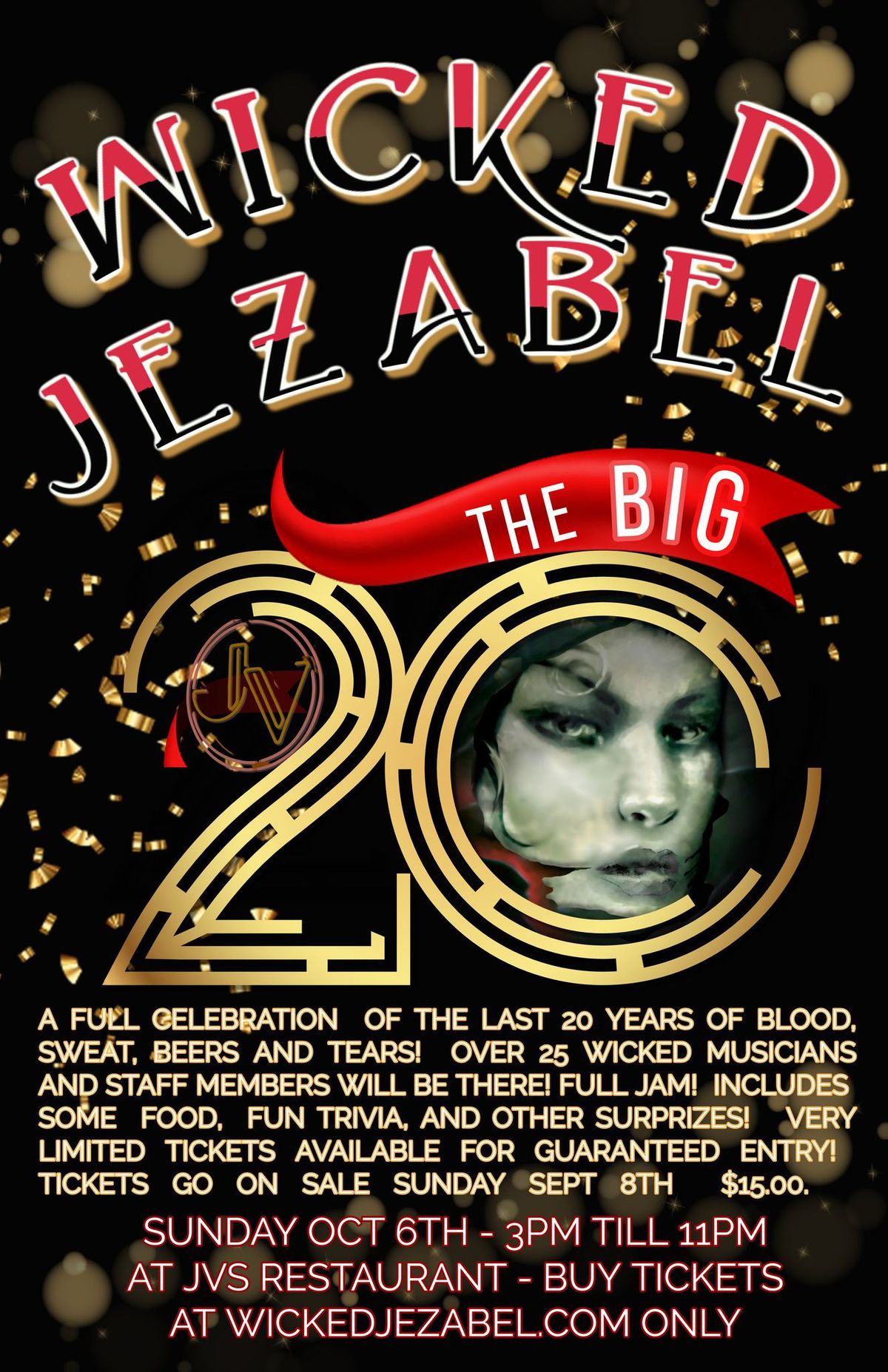 WICKED JEZABEL - THE BIG 20!  ANNIVERSARY CELEBRATION PARTY!