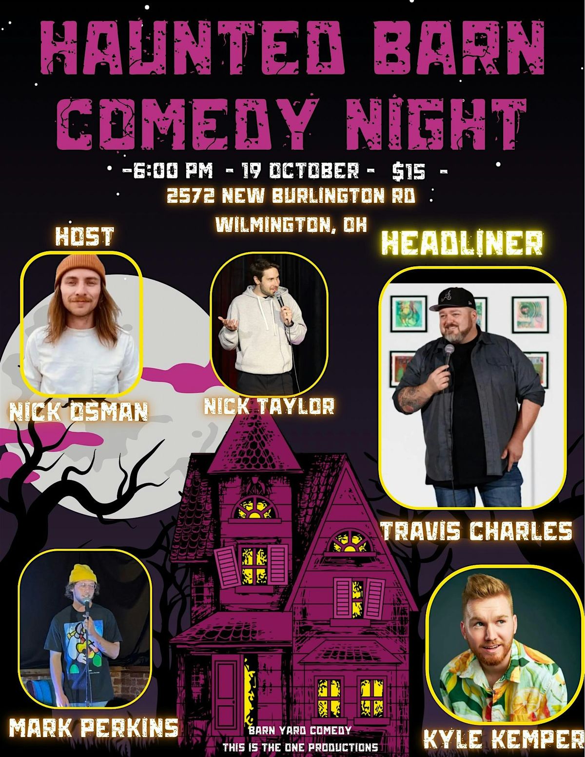 Haunted Barn Comedy Night