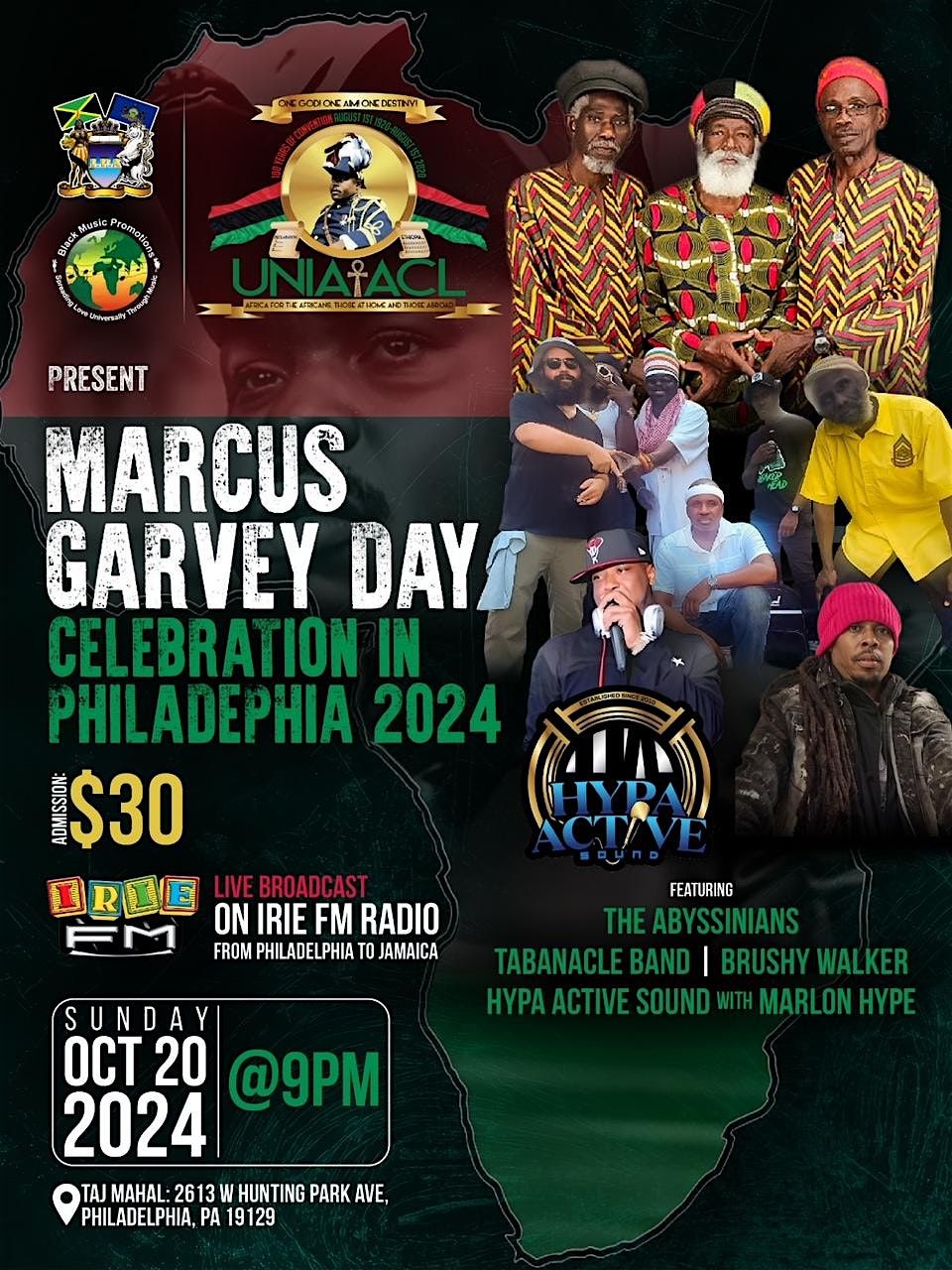 MARCUS GARVEY BLACK EXCELLENCE AWARD & CELEBRATION IN PHILADELPHIA 2024