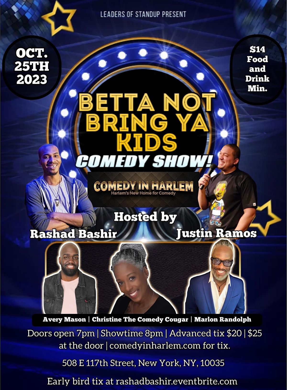 Betta Not Bring Ya Kids Comedy Show
