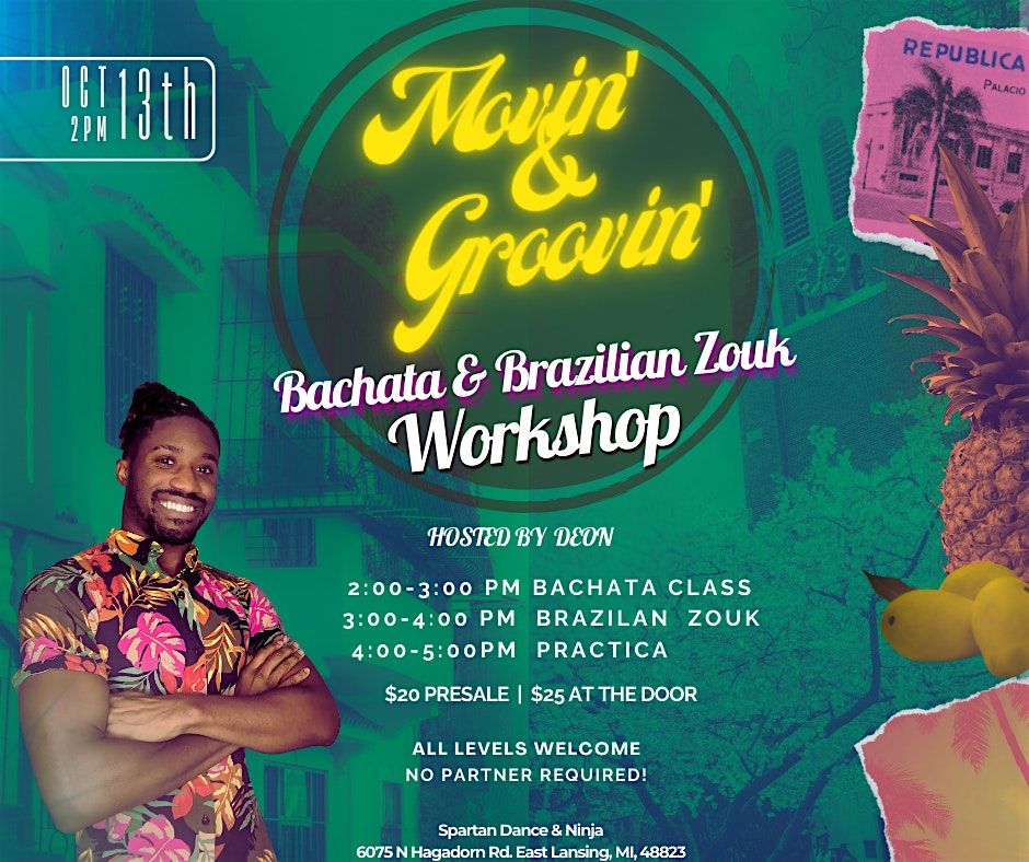 Movin' & Groovin' Bachata & Brazilian Zouk social