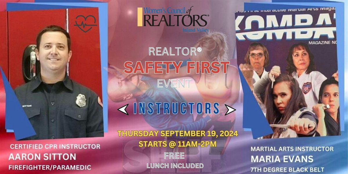 REALTOR\u00ae Safety First Event