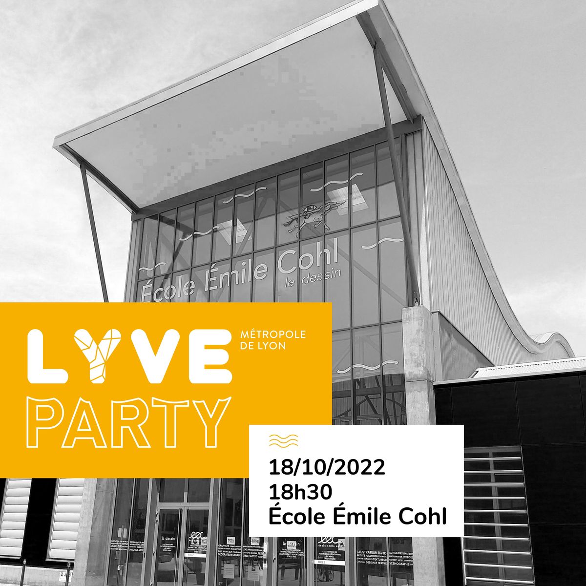 LYVE Party \u00e0 l'\u00e9cole Emile Cohl