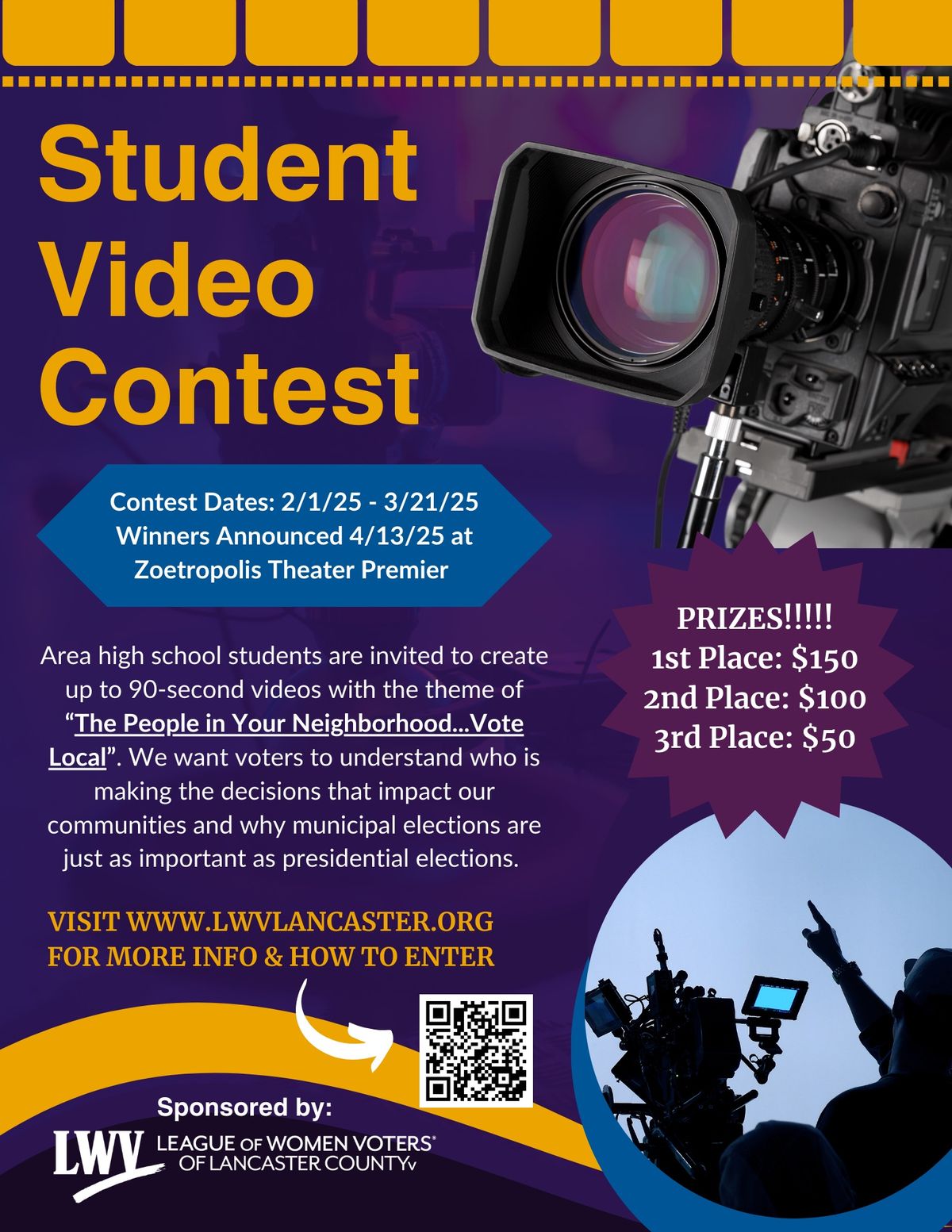 Student Video Contest Awards Presentation & Premier 