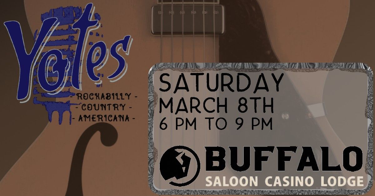 Yotes - Rockabilly, Country, and Americana - Buffalo Saloon