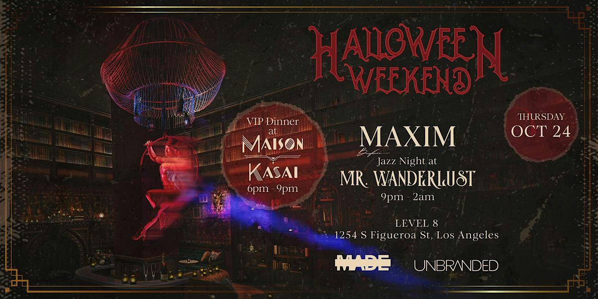 MAXIM Halloween Weekend | VIP Dinner Party LA