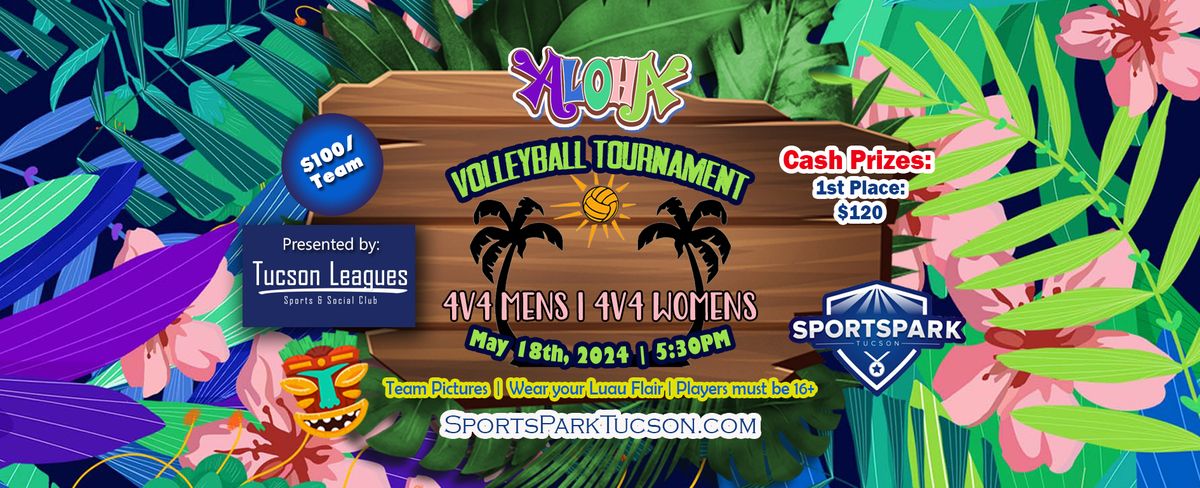 4v4 Men's | 4v4 Women's  Beach Volleyball Tournament- All-Nighter