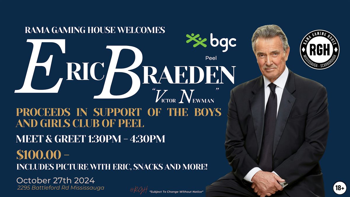 Eric Braeden Comes To Rama Gaming House!