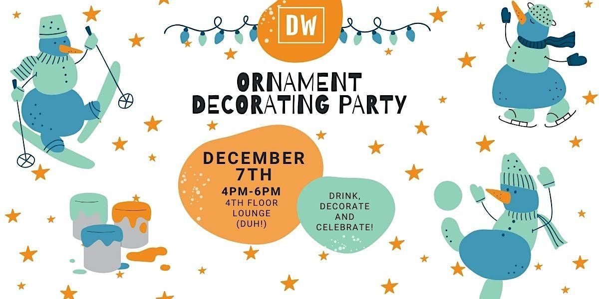Ornament Decorating Party